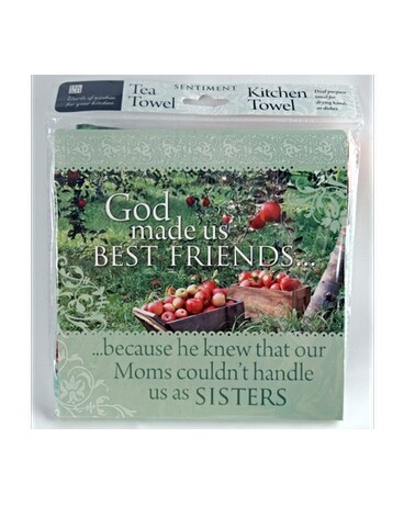 Tea Towel - God Made Us Friends