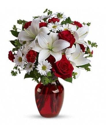 Be My Love Bouquet with Red Roses Flower Arrangement
