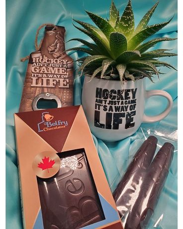 Father's Day Hockey, Cigars n Beer! Gift Basket