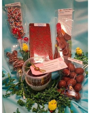 Easter Belfry Chocolate Baskets Gift Basket