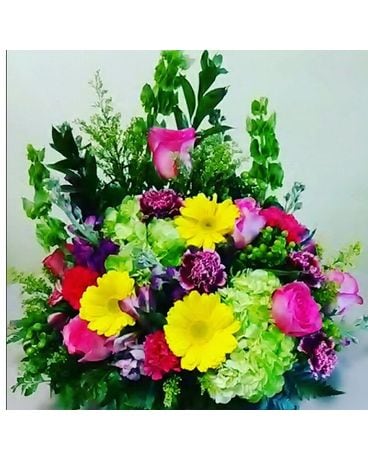 Spring is Alive Centerpiece Flower Arrangement
