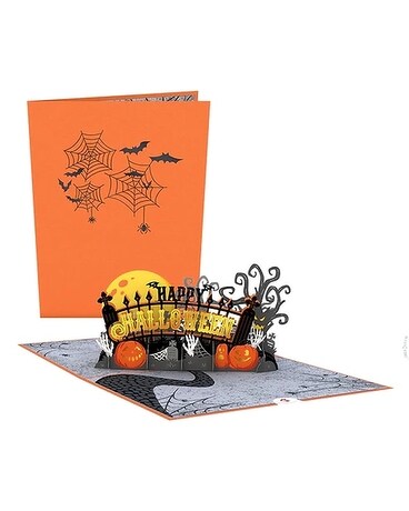 Halloween Pop-Up Card Flower Arrangement