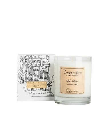 Lothantique 190g White Tea Scented Candle Jar Candle
