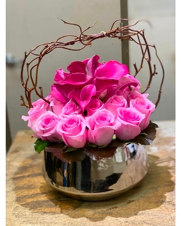 THE CALLA ROSE MIX Flower Arrangement