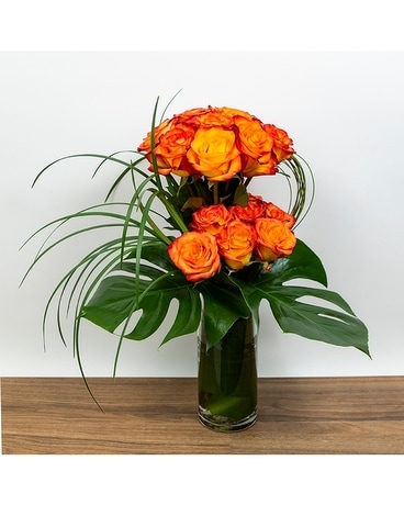 Exotic Rose Display Flower Arrangement