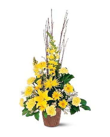 Brighter Blessings Arrangement - by Leary's Floris Flower Arrangement