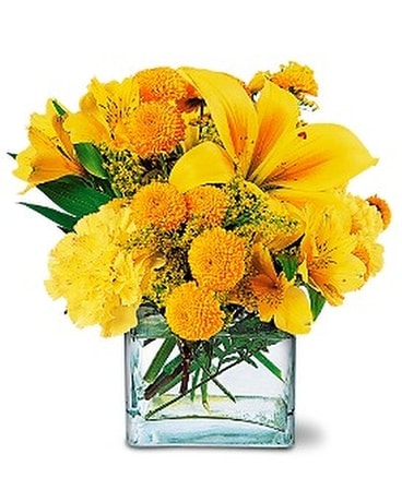 Sunshine Thoughts - by Leary's Florist Flower Arrangement
