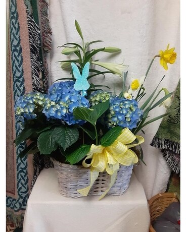 Large Combination Basket Flower Arrangement