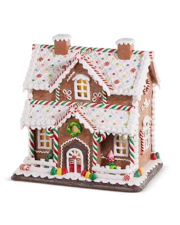 Lighted Gingerbread House 12.25