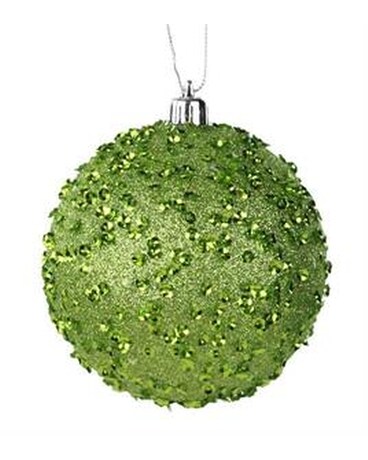 100MM SEQUIN/GLITTER BALL ORNMNT Gifts