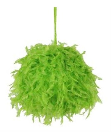 80MM FURRY FABRIC BALL ORN Gifts