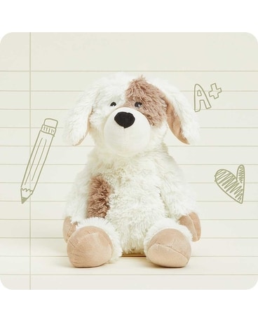 Warmies Puppy Dog Stuffed Animals Brown Dog Warmies Microwavable
