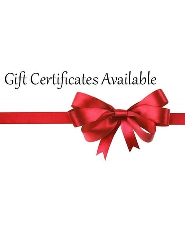 Gift Certificate Custom product