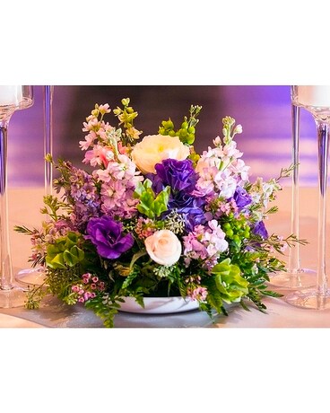 Purple Floral Centerpiece Custom product