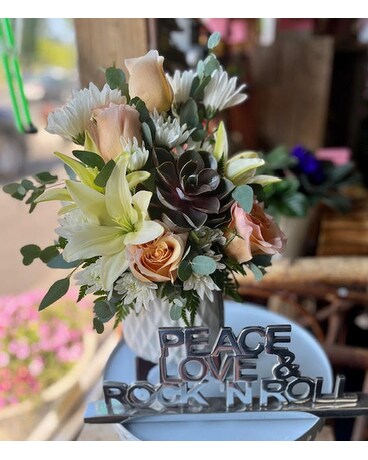 Love Peace and rock n roll Custom product