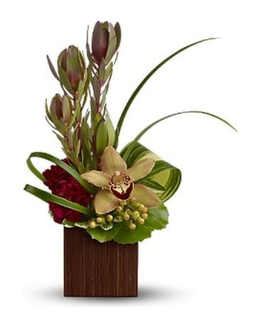 Teleflora's Bamboo Eden Flower Arrangement