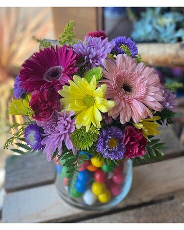 Gumballs and Flowers Custom product