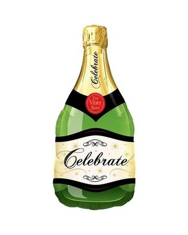 Celebrate Champagne Mylar Custom product