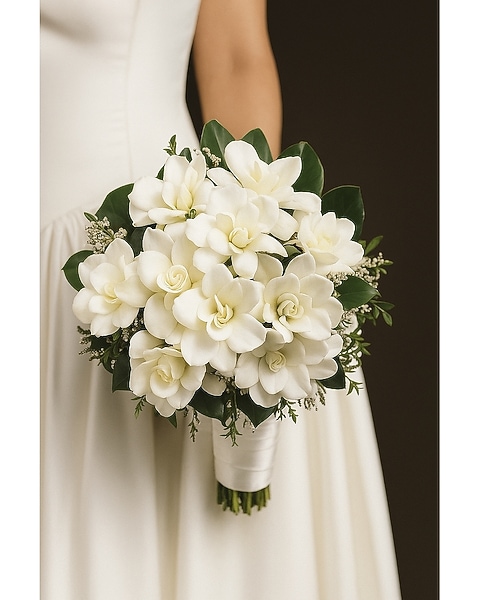 Gardenia Bridal Bouquet - Main Image