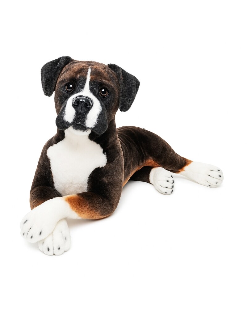 Plush Boxer Dog Stuffed Animal  Portland Gift Delivery