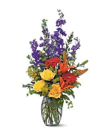 Colorful Sensation by Petals & Stems (TF17-1) Flower Arrangement