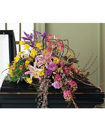 Eternal Spring Half-Couch Spray (TF197-1) Flower Arrangement