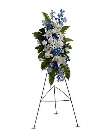 Ocean Breeze Spray by Petals & Stems (TFWEB561) Flower Arrangement