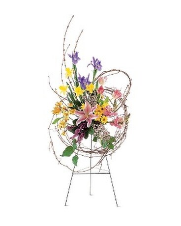 Circle of Peace by Petals & Stems (TF197-3) Flower Arrangement
