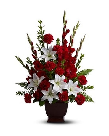 Tender Tribute by Petals & Stems(TFWEB552) Flower Arrangement