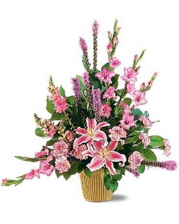 Triumphant Triangle Arrangement (TF200-2) Flower Arrangement