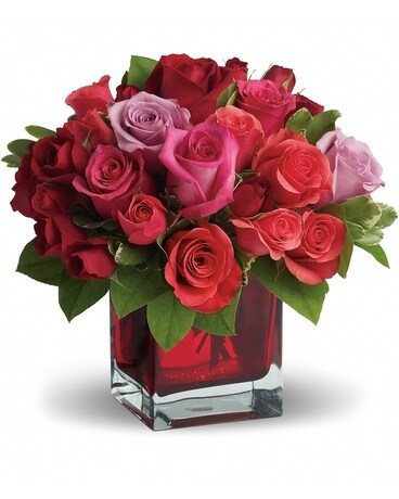 Madly in Love Bouquet with Red Roses (T9-3) Flower Arrangement