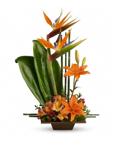 Exotic Grace (T77-1E) Flower Arrangement