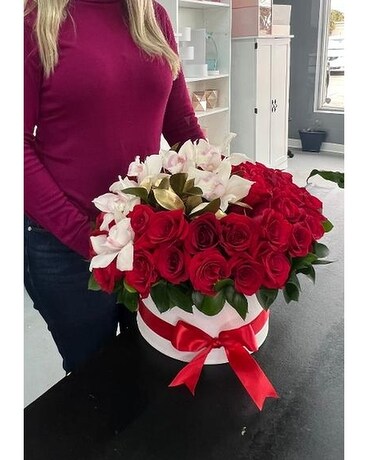 My Heart Is Open For You Flower Arrangement