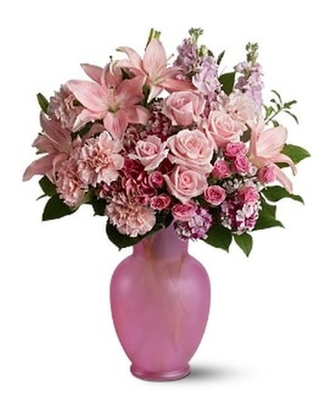 Poetry in Pink Flower Arrangement