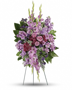Lavender Reflections Spray Flower Arrangement