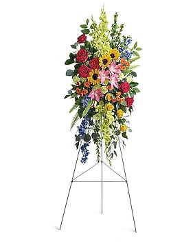 Love Lives On Spray Flower Arrangement
