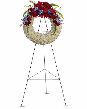 Reflections of Glory Wreath Flower Arrangement