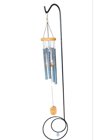 Wind Chime on a stand-footprints Custom product