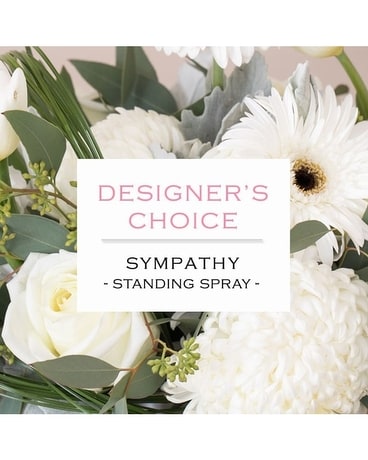 Designer's Choice Sympathy Standing Spray Sympathy Arrangement
