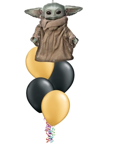 The Mandalorian Child SuperShape Balloon Bouquet