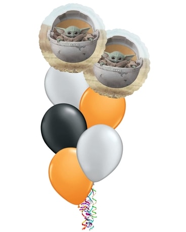 The Mandalorian Child Balloon Bouquet Balloon Bouquet