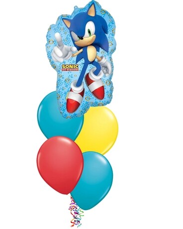 Sonic The Hedgehog Balloon Bouquet