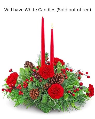 Merry Berry Centerpiece Flower Arrangement