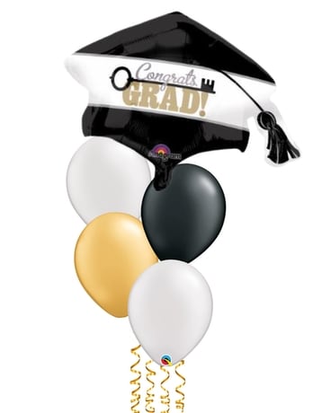Key To Success Cap Supershape Bouquet Balloon Bouquet