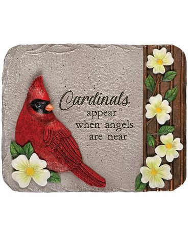 Cardinal Stepping Stone - Angels are near Gifts