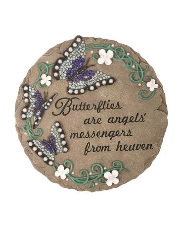 Garden Stone- Butterflies are angels Gifts