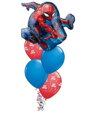 Spiderman Supershape Bouquet Balloon Bouquet