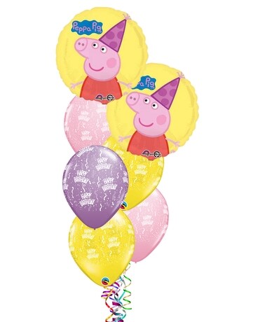 Peppa Pig Balloon Bouquet Balloon Bouquet