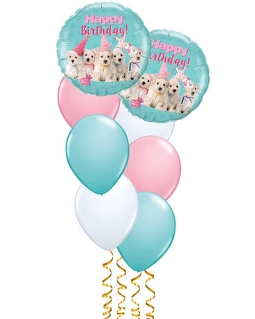 Birthday Puppies Balloon Bouquet Balloon Bouquet