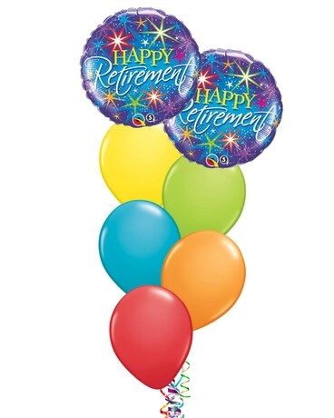 Retirement Starbursts Balloon Bouquet Custom product